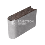 Бордюрный камень БРШ 50.20.8, клинкер с мраморной крошкой
