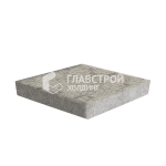 Тротуарная плитка Ромб 3D, аляска на камне, 6 см