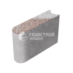 Бортовой камень БРШ 50.20.8, хаски с гранитной крошкой