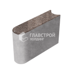 Бордюрный камень БРШ 50.20.8, яшма с мраморной крошкой