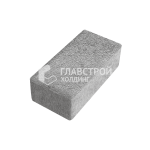 Тротуарная плитка 50х25х6 см, серо-белая на камне