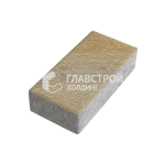 Тротуарная плитка Прямоугольник 100х200х80, особая серия на камне